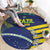 Custom Brazil Football Round Carpet Summer 2024 Olympic Go Champions Selecao