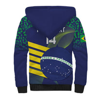 Custom Brazil Football Sherpa Hoodie Summer 2024 Go Champions Selecao - Wonder Print Shop