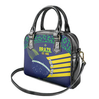 Custom Brazil Football Shoulder Handbag Summer 2024 Olympic Go Champions Selecao