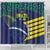 Custom Brazil Football Shower Curtain Summer 2024 Olympic Go Champions Selecao