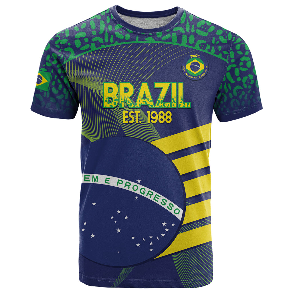 Custom Brazil Football T Shirt Summer 2024 Go Champions Selecao - Wonder Print Shop