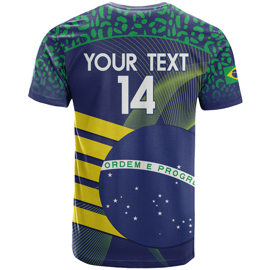 Custom Brazil Football T Shirt Summer 2024 Go Champions Selecao - Wonder Print Shop