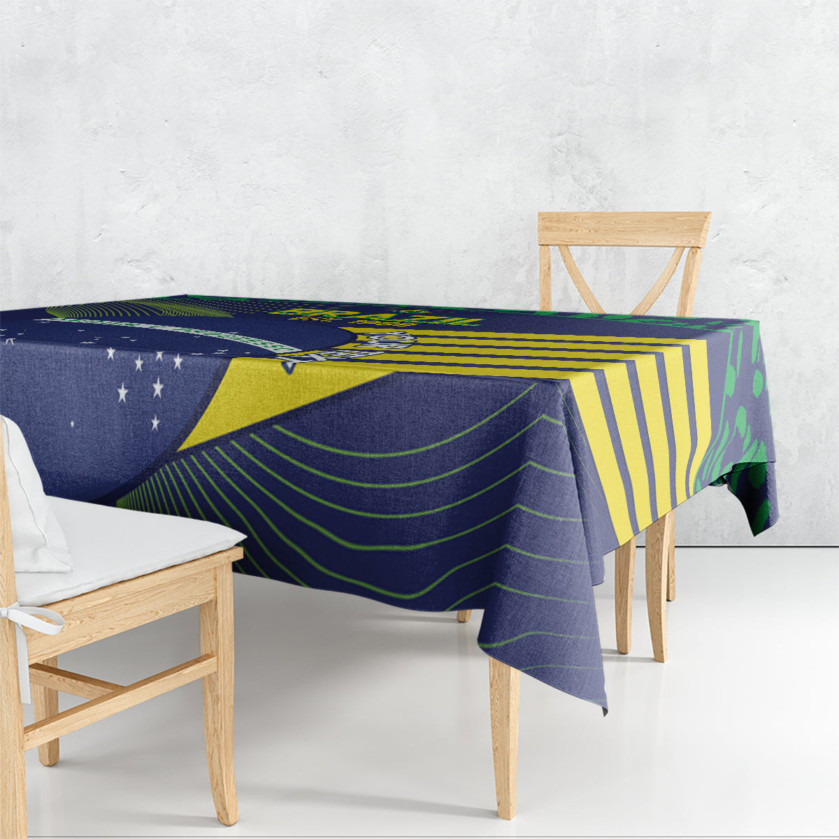 Custom Brazil Football Tablecloth Summer 2024 Go Champions Selecao - Wonder Print Shop