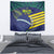 Custom Brazil Football Tapestry Summer 2024 Go Champions Selecao - Wonder Print Shop