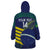 Custom Brazil Football Wearable Blanket Hoodie Summer 2024 Go Champions Selecao - Wonder Print Shop