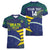 Custom Brazil Football Women V-Neck T-Shirt Summer 2024 Go Champions Selecao - Wonder Print Shop