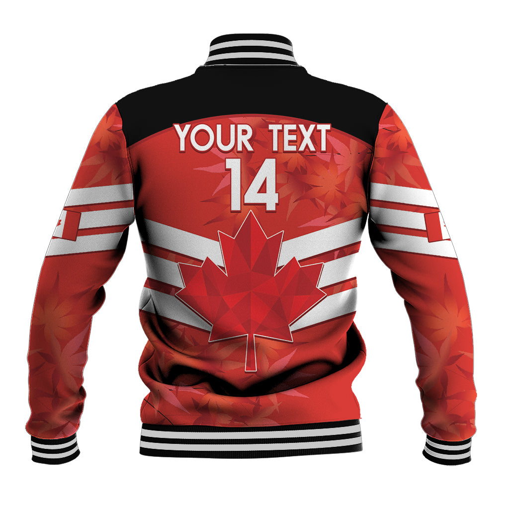 Custom Canada Soccer Baseball Jacket Summer 2024 Go Champions Canucks - Wonder Print Shop