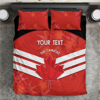Custom Canada Soccer Bedding Set Summer 2024 Go Champions Canucks - Wonder Print Shop