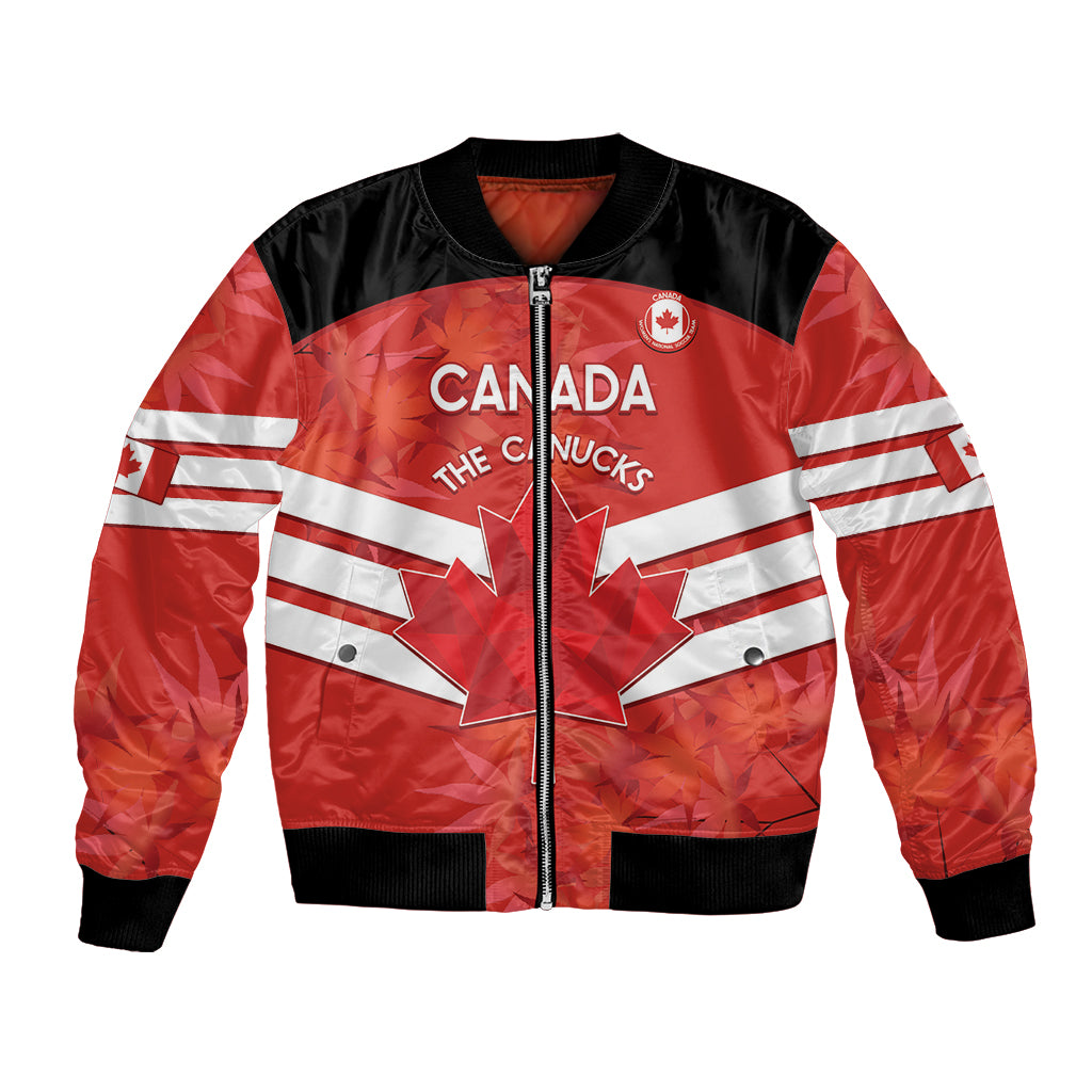 Custom Canada Soccer Bomber Jacket Summer 2024 Olympic Go Champions Canucks