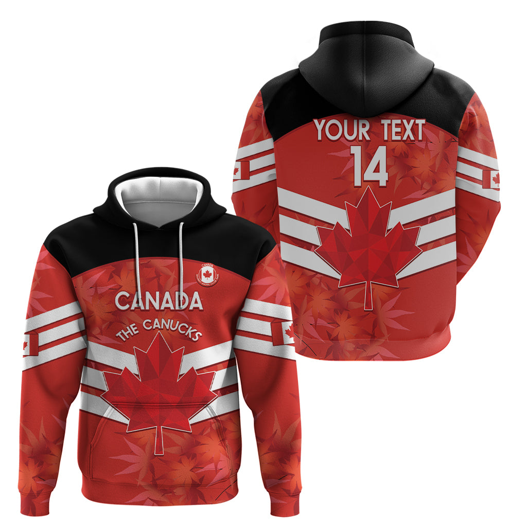 Custom Canada Soccer Hoodie Summer 2024 Go Champions Canucks - Wonder Print Shop