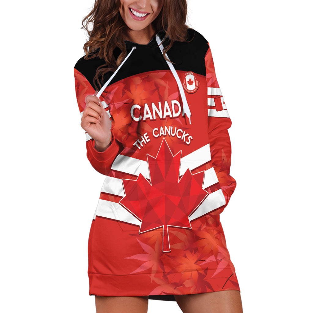 Custom Canada Soccer Hoodie Dress Summer 2024 Olympic Go Champions Canucks