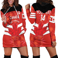 Custom Canada Soccer Hoodie Dress Summer 2024 Go Champions Canucks - Wonder Print Shop