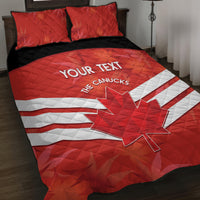 Custom Canada Soccer Quilt Bed Set Summer 2024 Go Champions Canucks - Wonder Print Shop