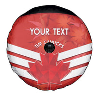 Custom Canada Soccer Spare Tire Cover Summer 2024 Go Champions Canucks - Wonder Print Shop