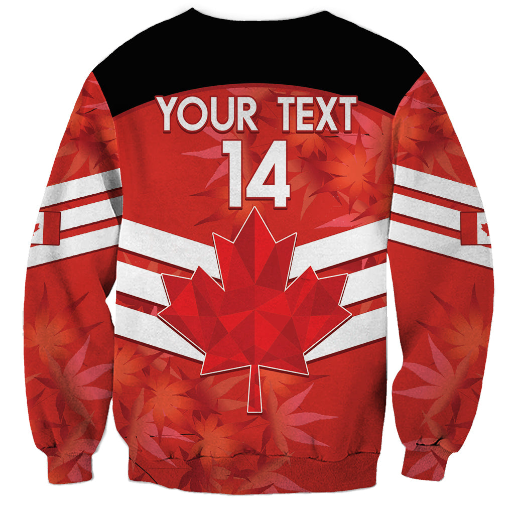 Custom Canada Soccer Sweatshirt Summer 2024 Go Champions Canucks - Wonder Print Shop