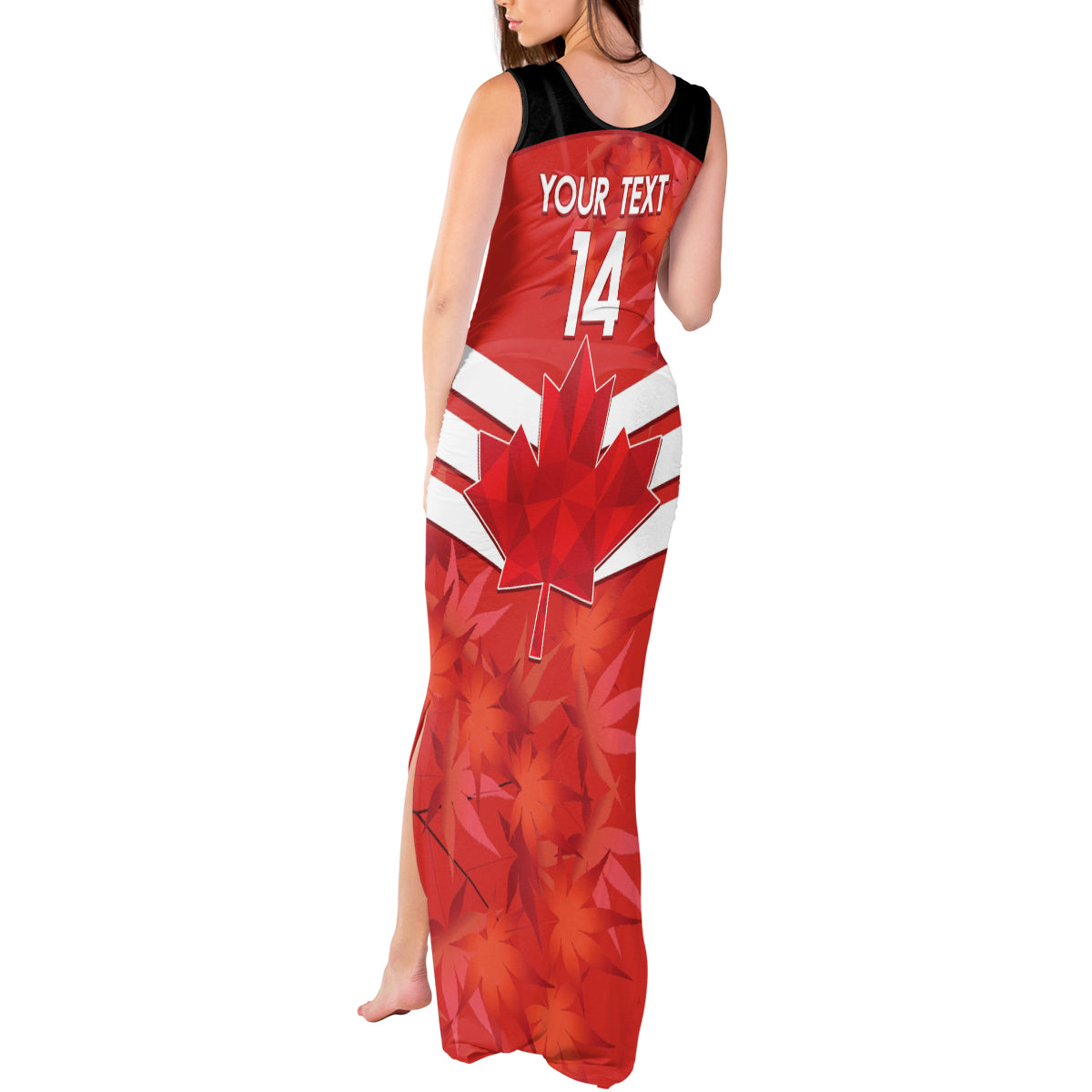 Custom Canada Soccer Tank Maxi Dress Summer 2024 Go Champions Canucks - Wonder Print Shop