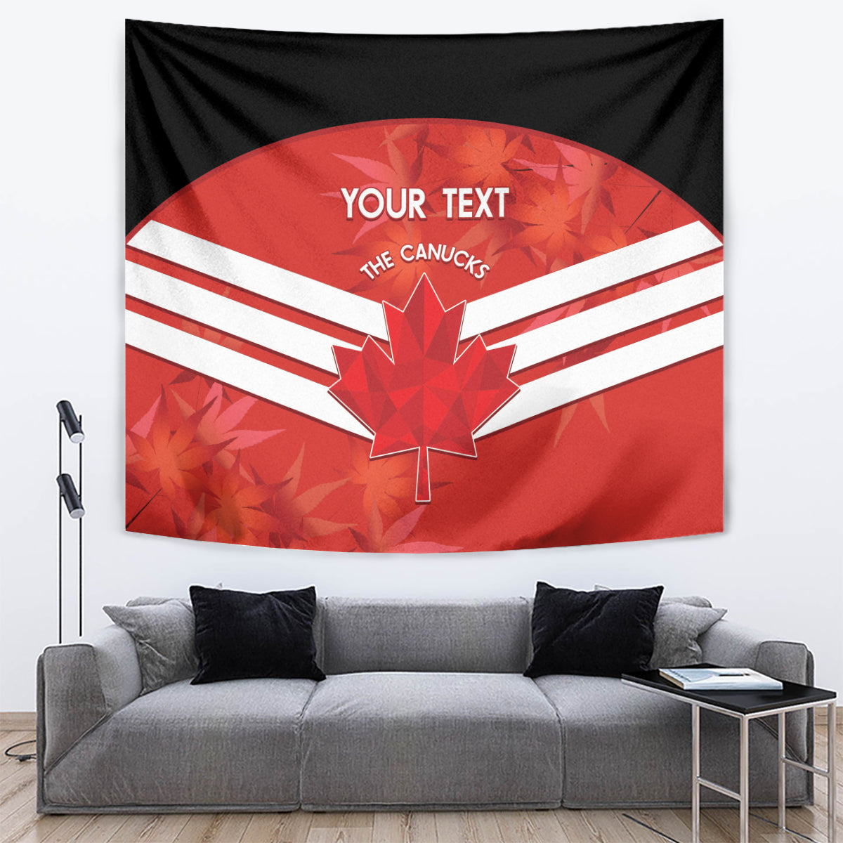 Custom Canada Soccer Tapestry Summer 2024 Go Champions Canucks - Wonder Print Shop