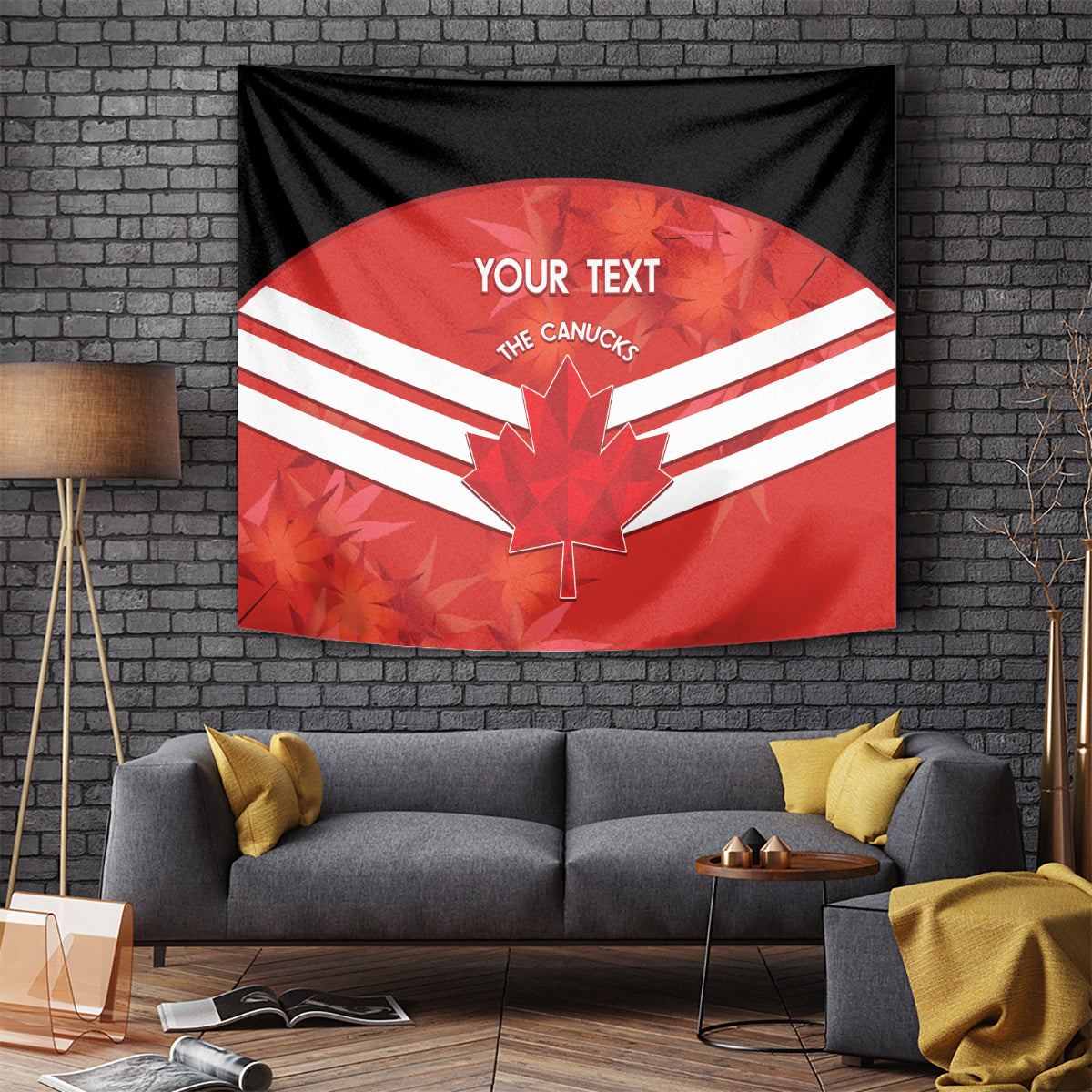 Custom Canada Soccer Tapestry Summer 2024 Go Champions Canucks - Wonder Print Shop