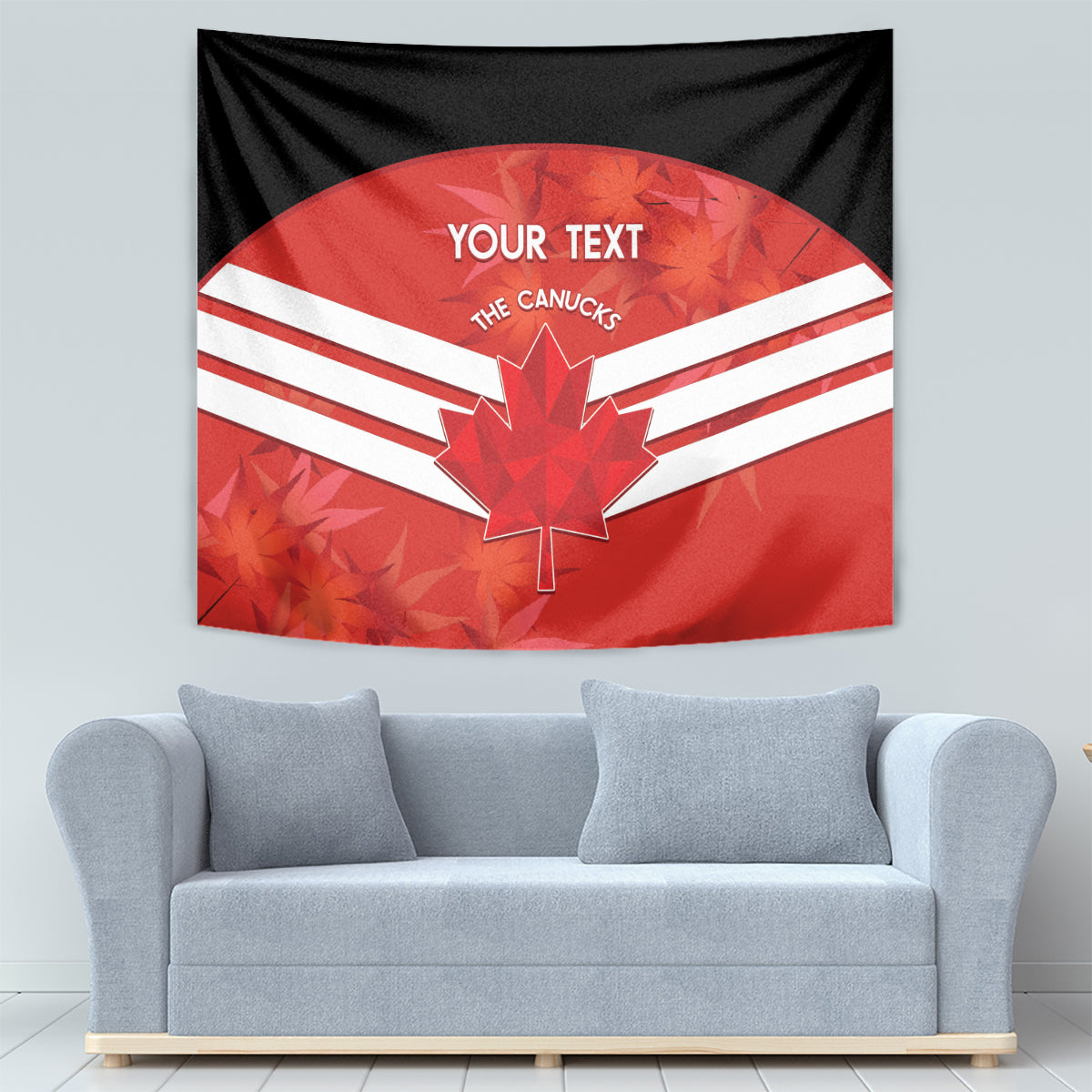 Custom Canada Soccer Tapestry Summer 2024 Go Champions Canucks - Wonder Print Shop