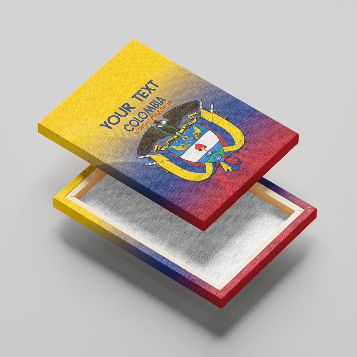 Custom Colombia Football Canvas Wall Art Summer 2024 Las Chicas Superpoderosas - Wonder Print Shop