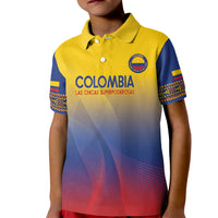 Custom Colombia Football Kid Polo Shirt Summer 2024 Las Chicas Superpoderosas - Wonder Print Shop
