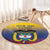 Custom Colombia Football Round Carpet Summer 2024 Olympic Las Chicas Superpoderosas