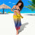 Custom Colombia Football Sarong Summer 2024 Las Chicas Superpoderosas - Wonder Print Shop
