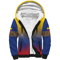Custom Colombia Football Sherpa Hoodie Summer 2024 Las Chicas Superpoderosas - Wonder Print Shop