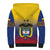 Custom Colombia Football Sherpa Hoodie Summer 2024 Las Chicas Superpoderosas - Wonder Print Shop