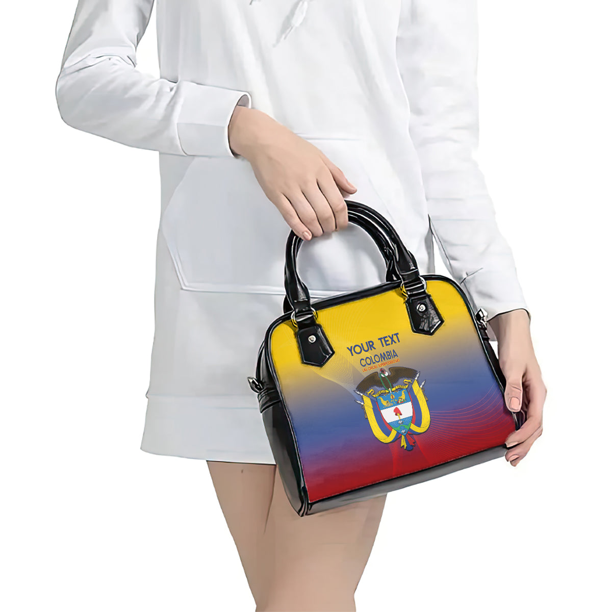 Custom Colombia Football Shoulder Handbag Summer 2024 Olympic Las Chicas Superpoderosas