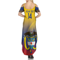 Custom Colombia Football Summer Maxi Dress Summer 2024 Las Chicas Superpoderosas - Wonder Print Shop