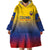 Custom Colombia Football Wearable Blanket Hoodie Summer 2024 Las Chicas Superpoderosas - Wonder Print Shop