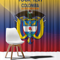 Custom Colombia Football Window Curtain Summer 2024 Las Chicas Superpoderosas - Wonder Print Shop