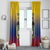 Custom Colombia Football Window Curtain Summer 2024 Las Chicas Superpoderosas - Wonder Print Shop