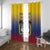 Custom Colombia Football Window Curtain Summer 2024 Las Chicas Superpoderosas - Wonder Print Shop