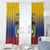 Custom Colombia Football Window Curtain Summer 2024 Las Chicas Superpoderosas - Wonder Print Shop