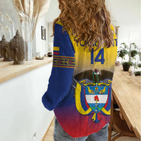 Custom Colombia Football Women Casual Shirt Summer 2024 Las Chicas Superpoderosas - Wonder Print Shop