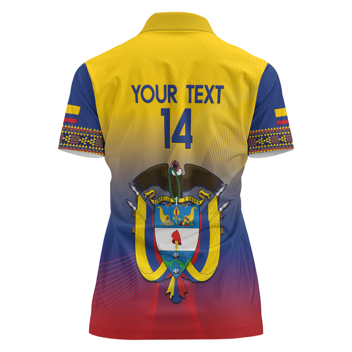 Custom Colombia Football Women Polo Shirt Summer 2024 Las Chicas Superpoderosas - Wonder Print Shop