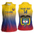Custom Colombia Football Women Sleeveless Polo Shirt Summer 2024 Las Chicas Superpoderosas - Wonder Print Shop