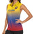 Custom Colombia Football Women Sleeveless Polo Shirt Summer 2024 Las Chicas Superpoderosas - Wonder Print Shop