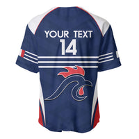 Custom France Football Baseball Jersey Summer 2024 Les Bleues - Wonder Print Shop