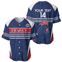 Custom France Football Baseball Jersey Summer 2024 Les Bleues - Wonder Print Shop