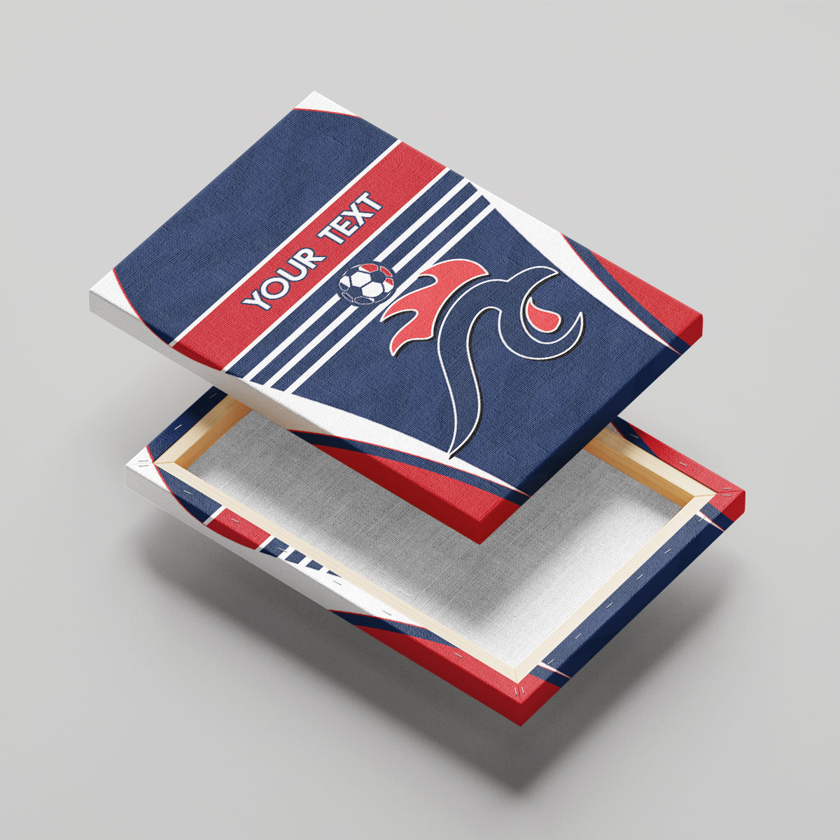 Custom France Football Canvas Wall Art Summer 2024 Les Bleues - Wonder Print Shop