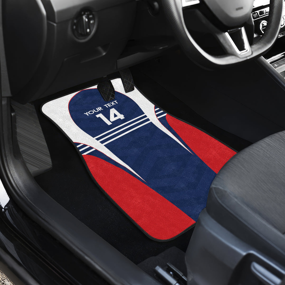 Custom France Football Car Mats Summer 2024 Les Bleues - Wonder Print Shop
