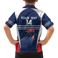 Custom France Football Family Matching Long Sleeve Bodycon Dress and Hawaiian Shirt Summer 2024 Les Bleues - Wonder Print Shop