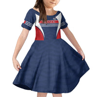 Custom France Football Family Matching Long Sleeve Bodycon Dress and Hawaiian Shirt Summer 2024 Les Bleues - Wonder Print Shop