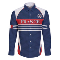 Custom France Football Family Matching Long Sleeve Bodycon Dress and Hawaiian Shirt Summer 2024 Les Bleues - Wonder Print Shop