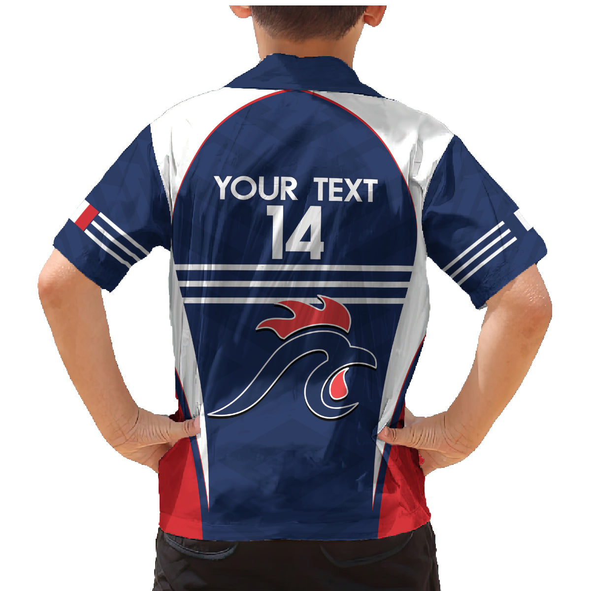 Custom France Football Family Matching Mermaid Dress and Hawaiian Shirt Summer 2024 Les Bleues - Wonder Print Shop