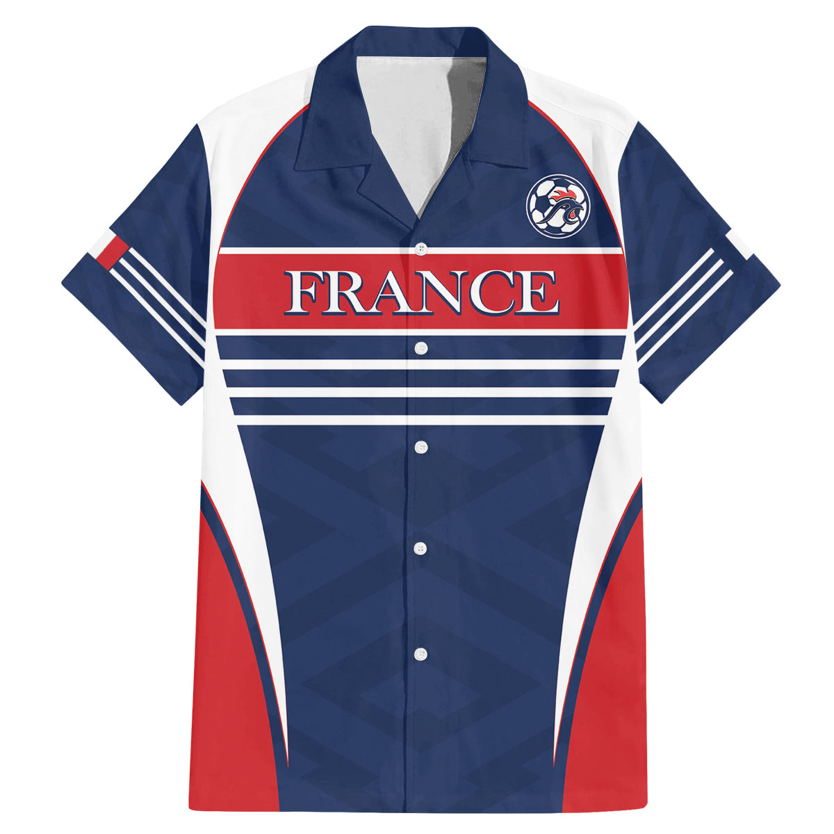 Custom France Football Family Matching Mermaid Dress and Hawaiian Shirt Summer 2024 Les Bleues - Wonder Print Shop