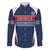 Custom France Football Family Matching Off The Shoulder Long Sleeve Dress and Hawaiian Shirt Summer 2024 Les Bleues - Wonder Print Shop